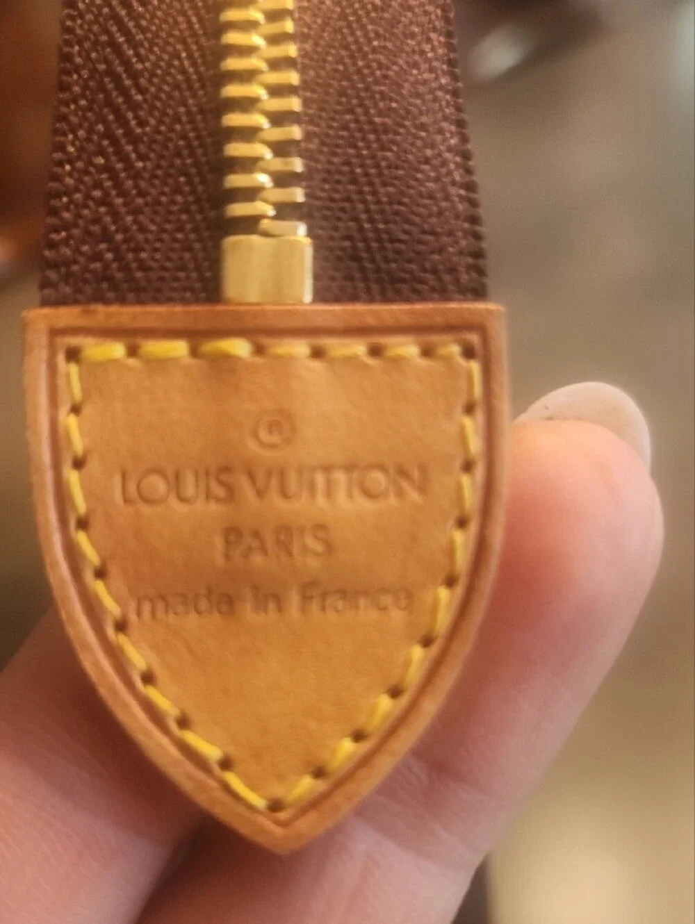 Louis Vuitton Monogram Canvas Toiletry Pouch in Brown and Gold